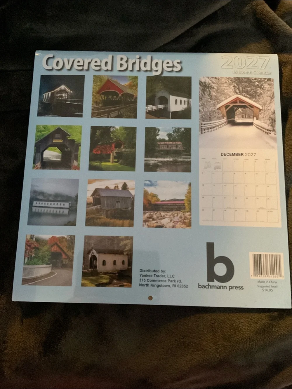 2027 Covered Bridges Calendar